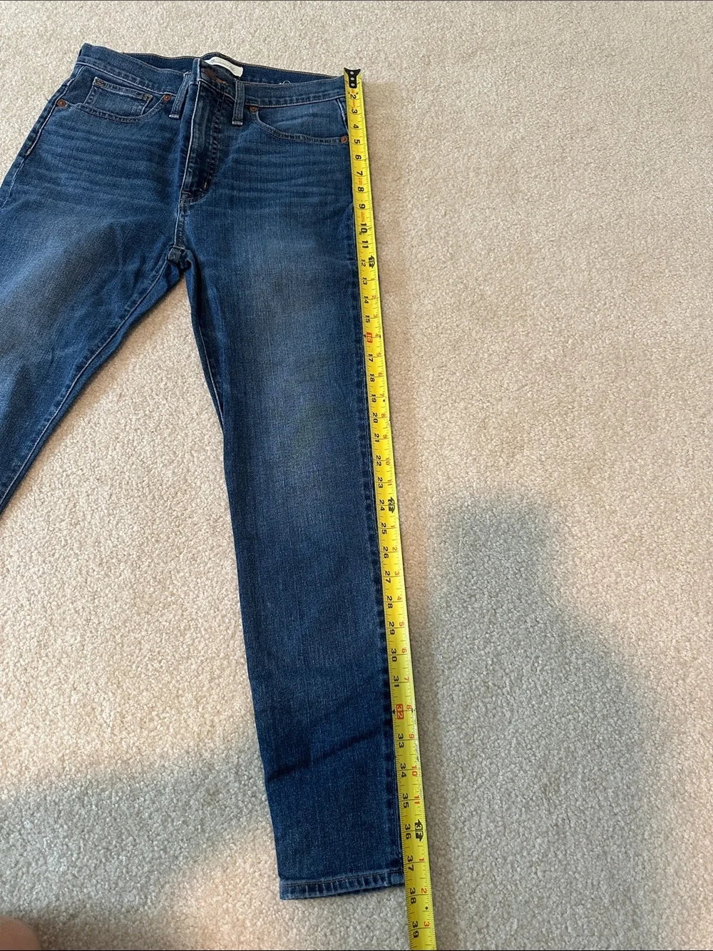 Madewell Dark Blue Skinny Jeans